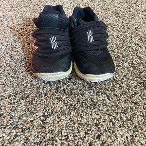 Nike Kids Black Sneakers with White Accents